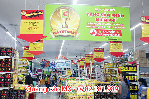 Thi công làm biển quảng cáo siêu thị tại Hải Phòng