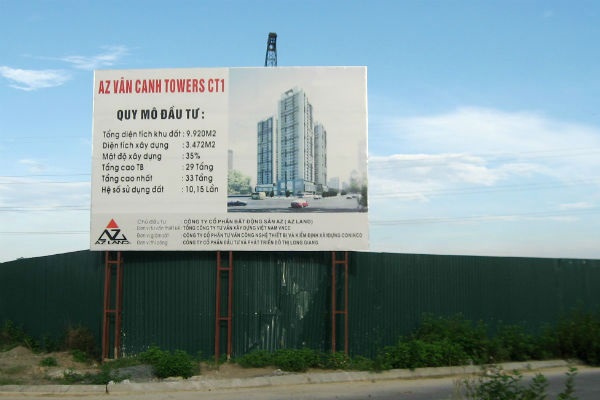 Thi công biển quảng cáo công trình xây dựng tại Hải Phòng