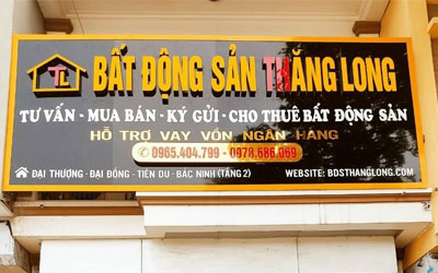 Thiết kế, thi công biển quảng cáo tại Bắc Ninh
